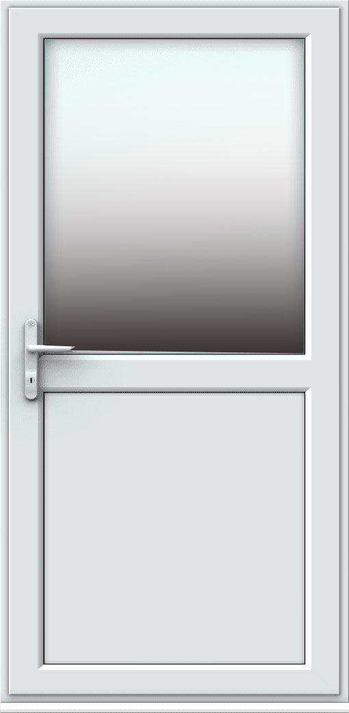 half-glazed half glazed