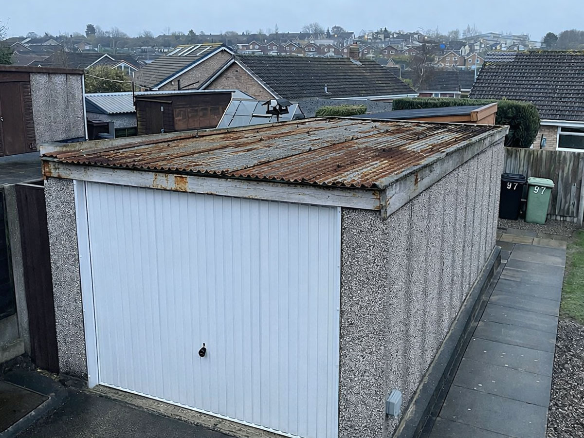 old garage roof
