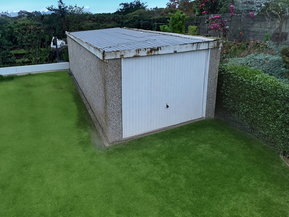 old garage roof